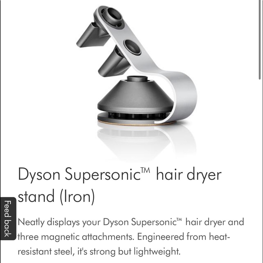 Dyson NIB Silver Supersonic Display Stand Originally $60